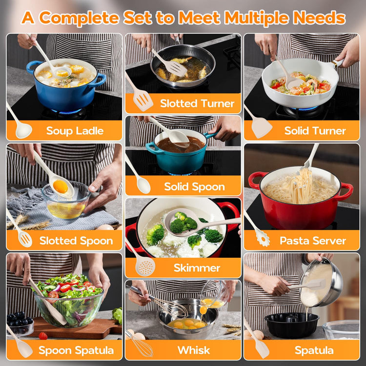 Kitchen Cooking Utensils Set (10 Count)