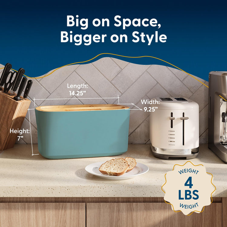 Sonder LA Union Bread Box with Wood Lid