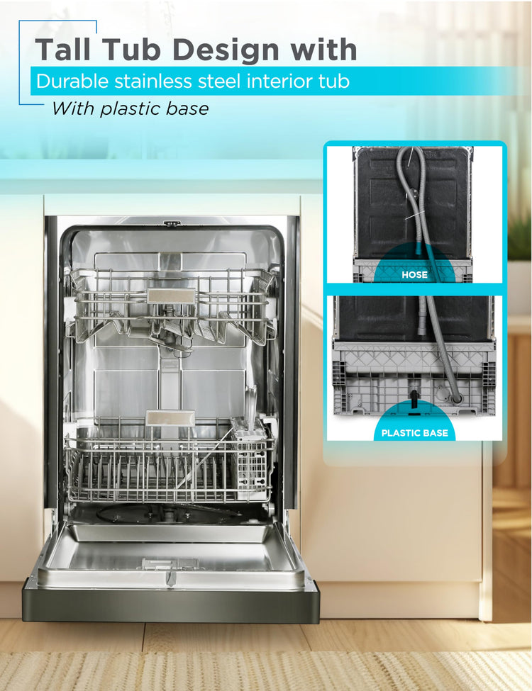 24" Built In Dishwasher