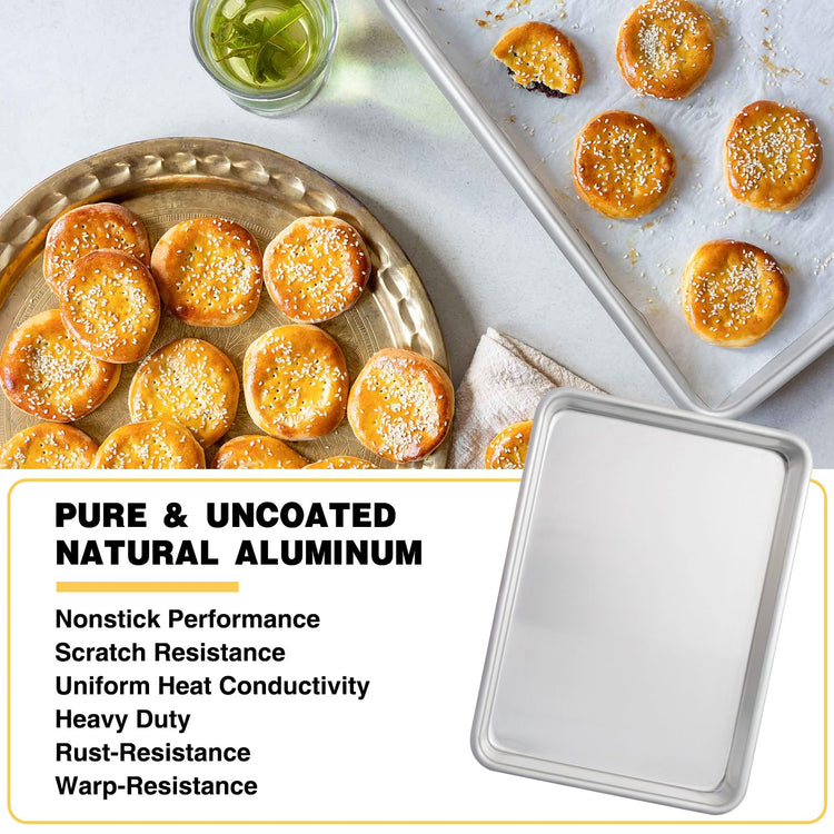 Commercial Quality Baking Sheet Pan Set