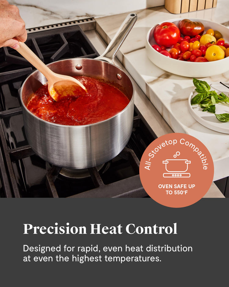 3 qt Stainless Steel Sauce Pan