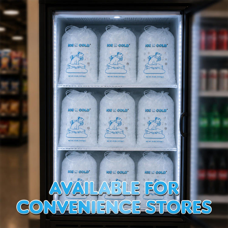 10lb (500 ct) Ice Bags with Cotton String 41 Micron Commercial & Food Grade LDPE, BPA-Free, Freezer Safe Plastic, 11" x 19" Bolsas Hielo, Bolsas Para Hielo, Ice Cube Machine Storage Bag (500 Count)