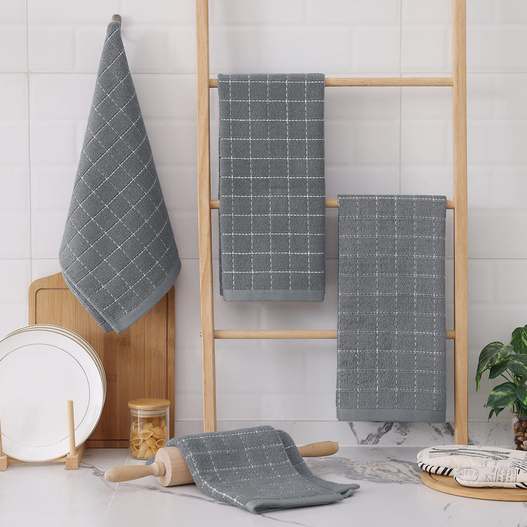 100% Cotton Terry Kitchen Towels (8 Count)