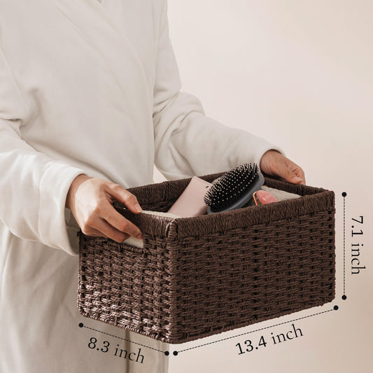 3 Pack Wicker Basket (3 Count)