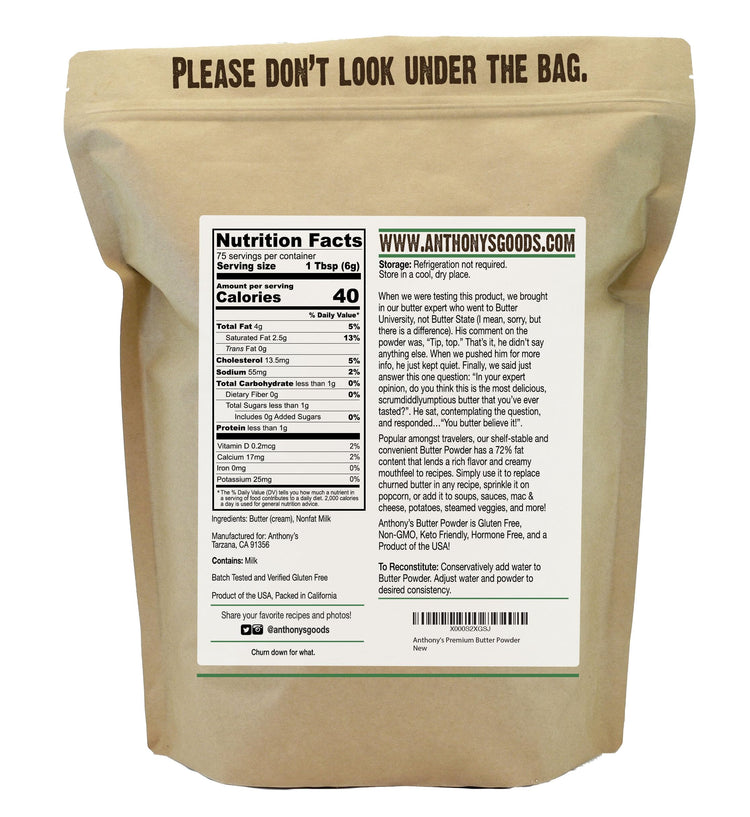 Premium Butter Powder (16 Ounce)