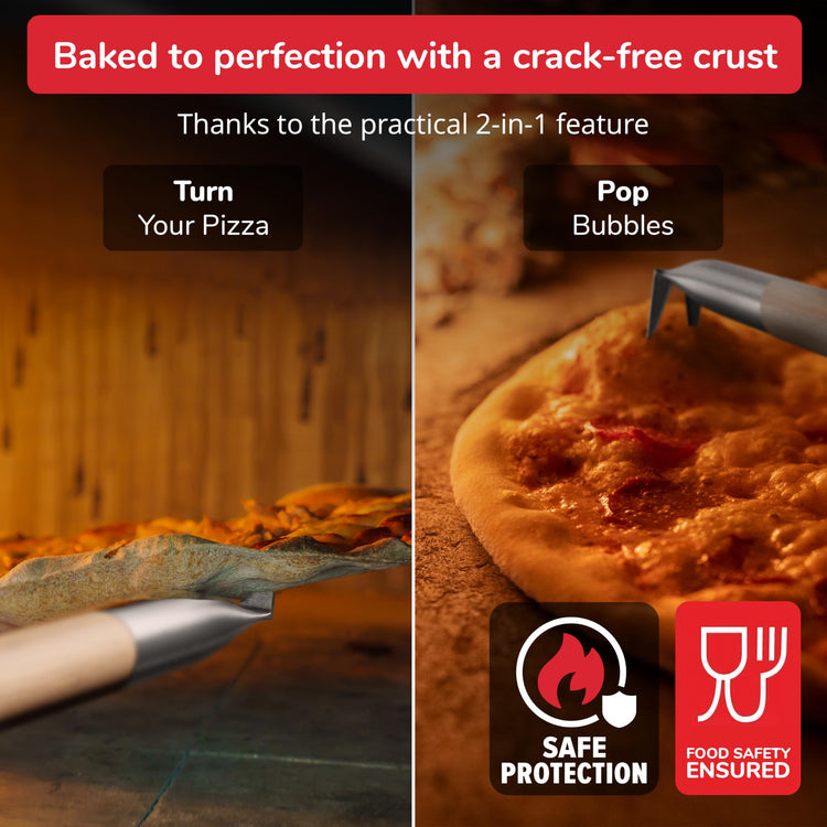Pizza Turner Fork & Bubble Popper