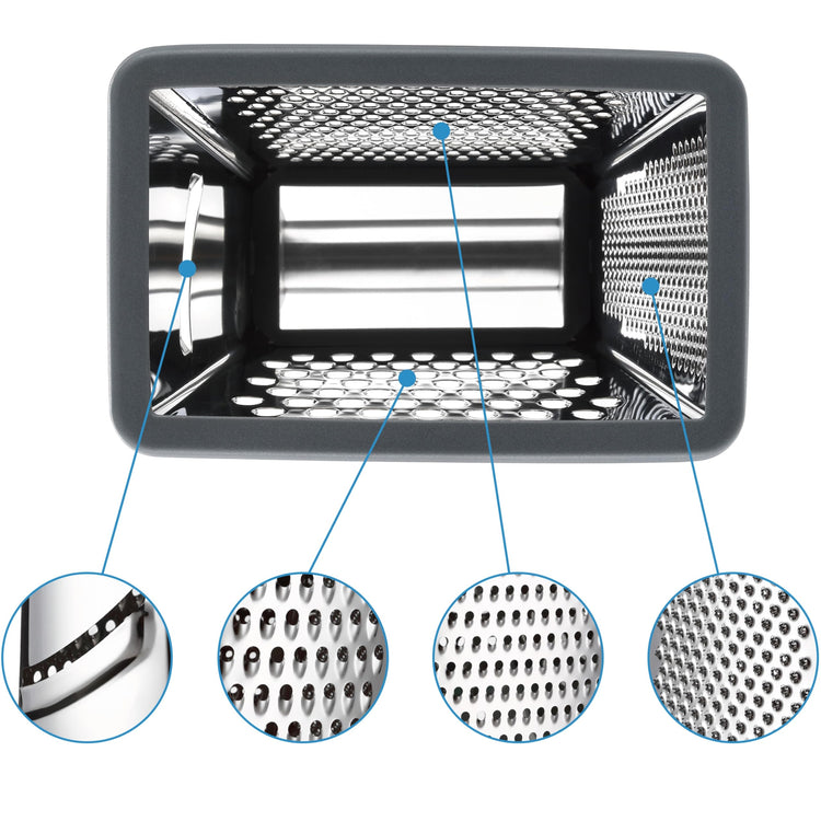 Stainless Steel XL Cheese Grater for Kitchen