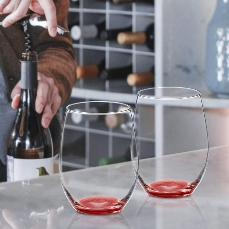 10 ARC Stemless Wine Glasses Set (10 Count)