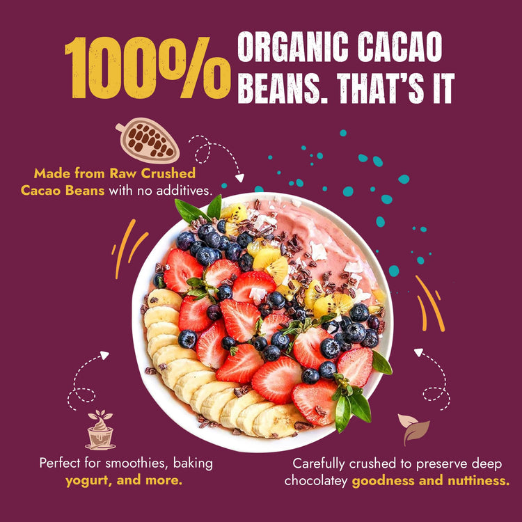 Organic Cacao Nibs (8 Ounce)