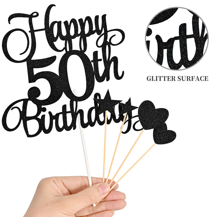 50th Birthday Cake Decorations