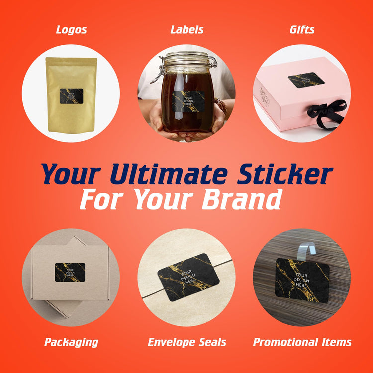 Custom Vinyl Stickers Your Image (100 Count)
