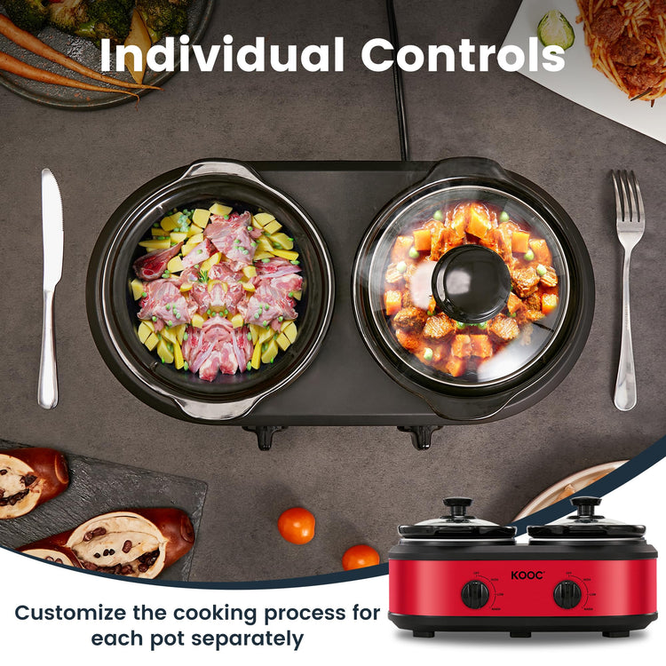 Double Small Slow Cooker