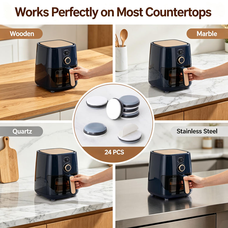 Appliance Sliders for Kitchen 24 PCS Self (24 Count)