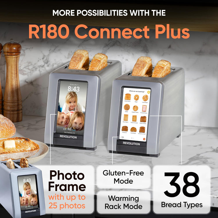 R180 Connect Plus Smart Toaster with Touchscreen
