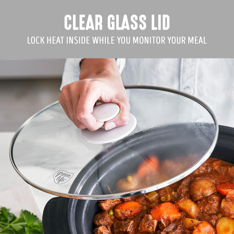 6QT Ceramic Nonstick Slow Cooker