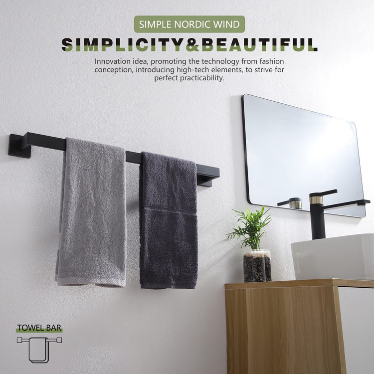 20 Inch Single Towel Bar