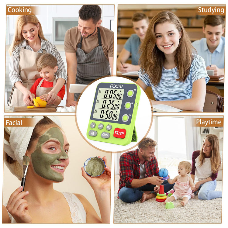 Digital Dual Kitchen Timer