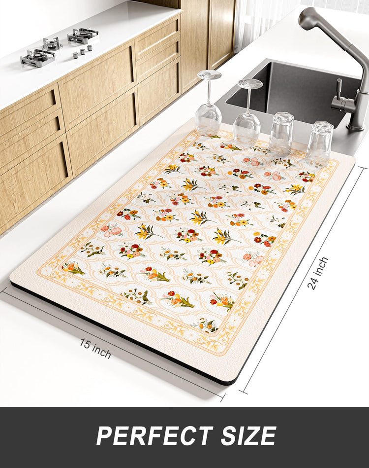 Dish Drying Mat for Kitchen Counter