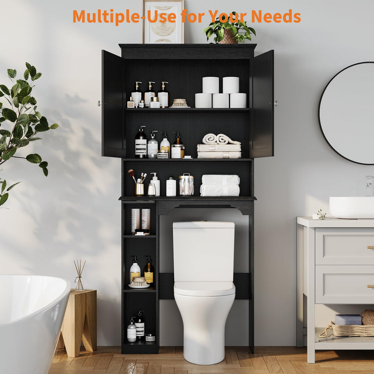 23.6 Inches Wide Toilet Rack with Over The Toilet Storage Cabinet