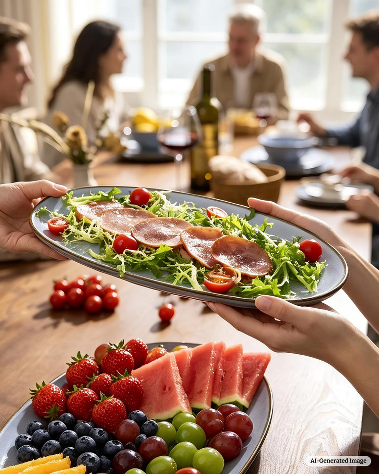 Serving Platters Set of 3 Sizes (15 Count)
