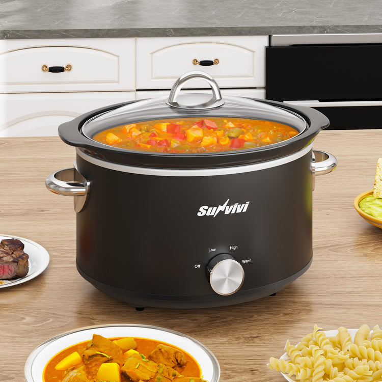 Small Slow Cooker 4QT
