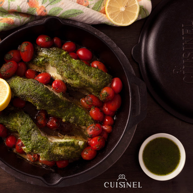 Cast Iron Skillet with Lid