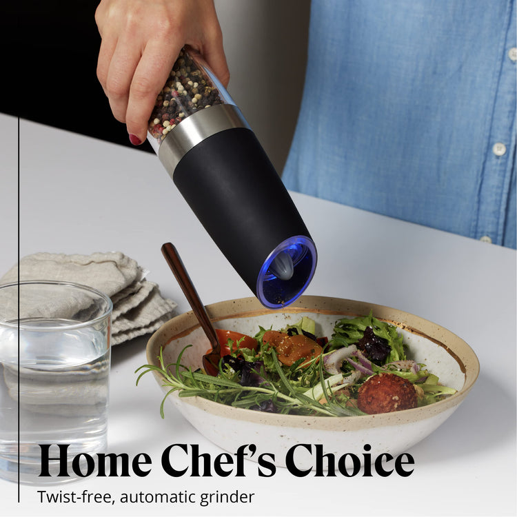 Electric Salt and Pepper Grinder Set