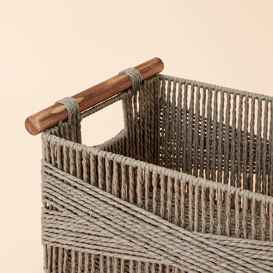 Wicker Storage Baskets for Organizing (2 Count)