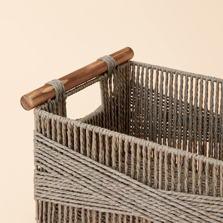 Wicker Storage Baskets for Organizing (2 Count)
