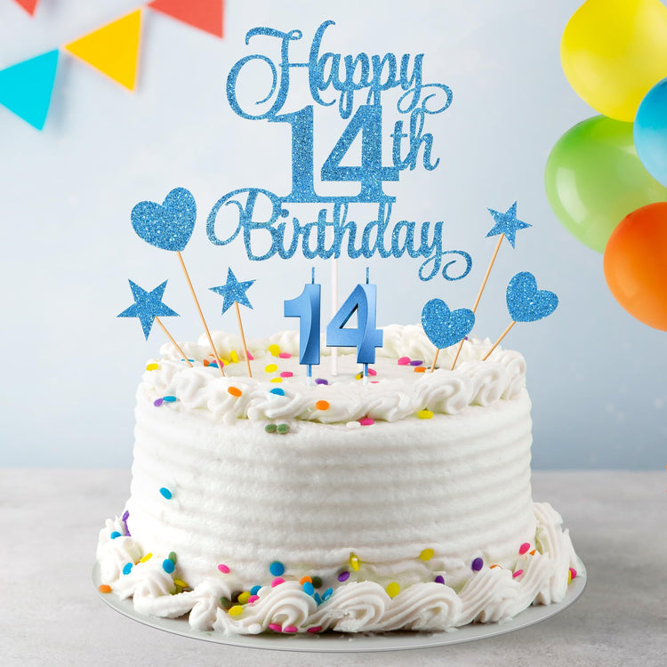 14th Birthday Cake Decorations