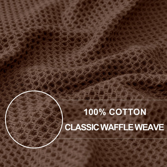 100% Cotton Waffle Weave Kitchen Dish Towels 4 (4 Count)