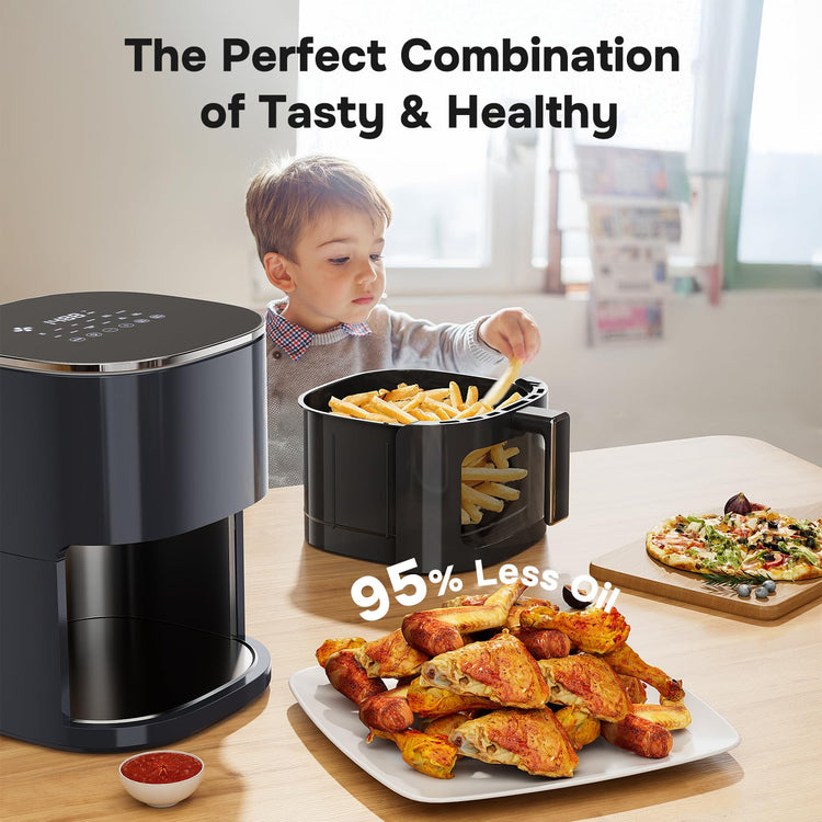 Air Fryer 6.34 QT Digital Airfryer with Visible Window