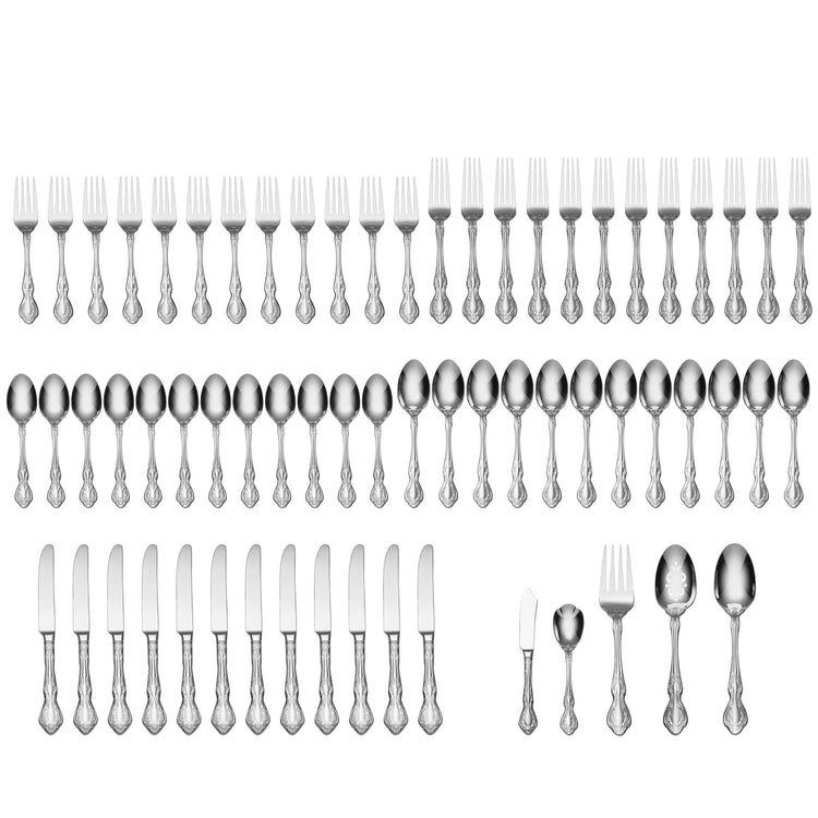Mandolina 65 Piece Flatware Set (65 Count)