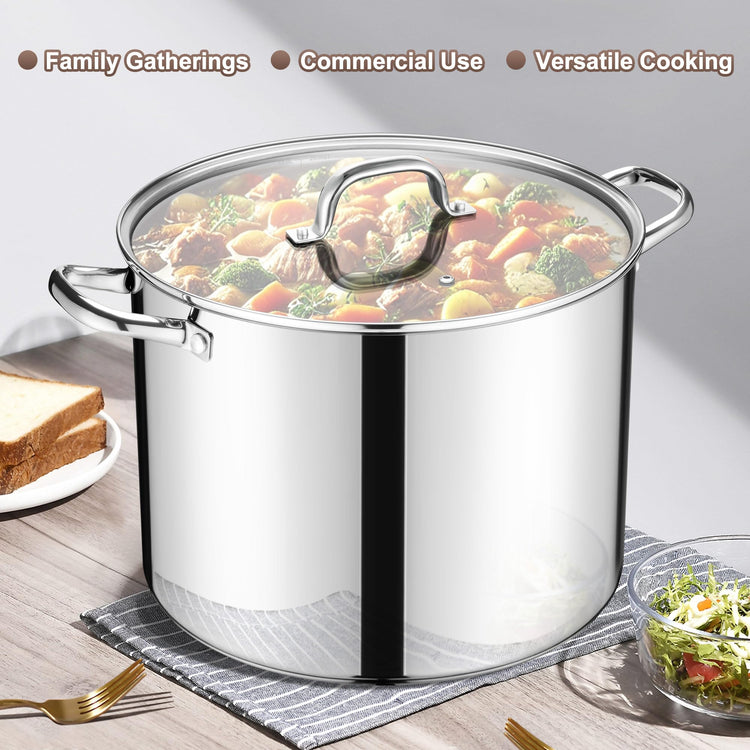 20 Qt Large Stock Canning Pot