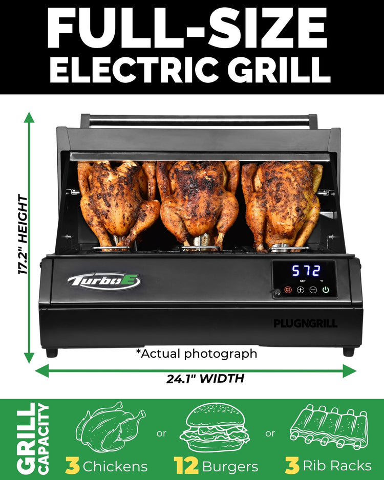 Turbo E XL Electric Grill