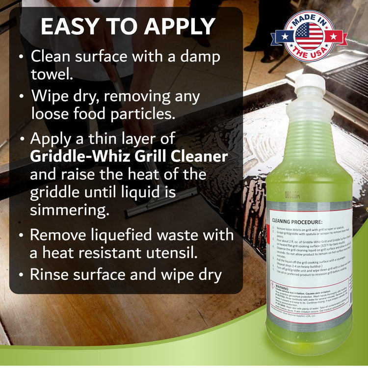 Griddle Whiz Flat Top Grill Cleaning Kit (128 Fl Oz)