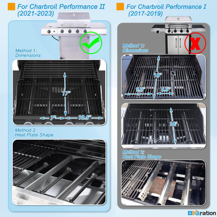 17" Grill Grate for Charbroil Performance 4 Burner 463352521