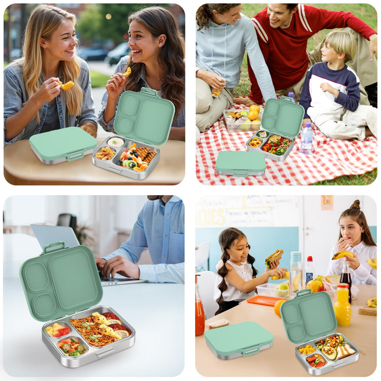 Stainless Steel Bento Lunch Box for Kids