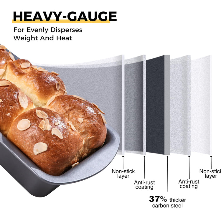 3 Pack Loaf Pan Set (3 Count)