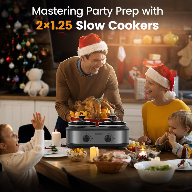 Double Small Slow Cooker