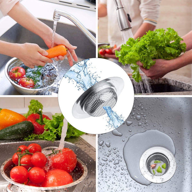 2 Pcs Kitchen Sink Strainer (2 Count)