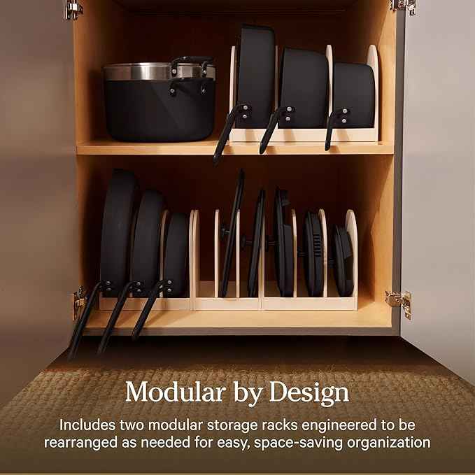 Our Place 17-Piece Essentials Complete Cookware Set - Ceramic Fry Pans, Saucepans, Sauté Pan, Stock Pot, Strainer Basket & Modular Storage | Thermakind™ Nonstick, Oven Safe up to 450°F | Char
