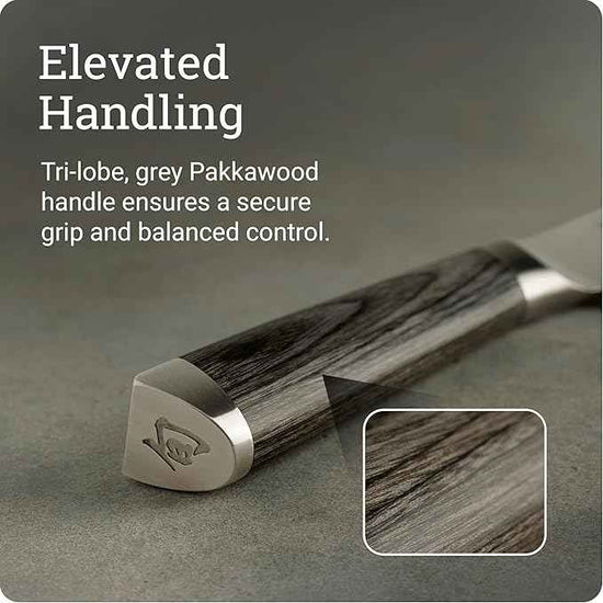 Shun Cutlery Kagerou Nakiri Knife 6.5 Inch, Ideal Sharp Chopping Knife for Vegetables and All-Purpose Chef Knife, Professional Nakiri Knife, Handcrafted Japanese Kitchen Knife