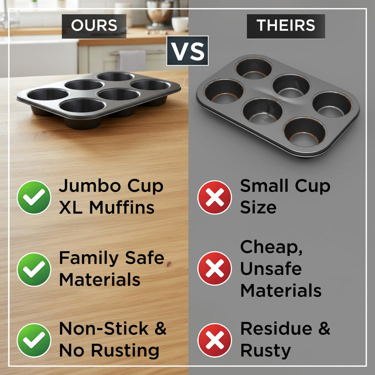 Jumbo Muffin Pan 4" Cup