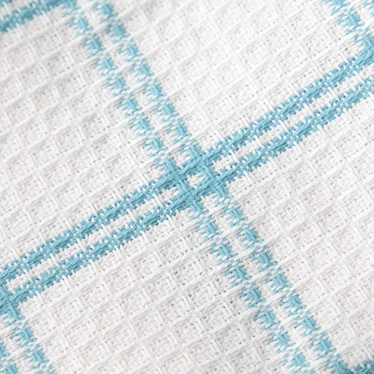 T-FAL Premium Waffle Dish Cloths: Highly Absorbent, Super Soft Long Lasting - 100% Cotton, 12"x13" Flat Waffle Dish Towel for Cleaning & Drying Dishes, (4-Pack), Breeze - Nestoria