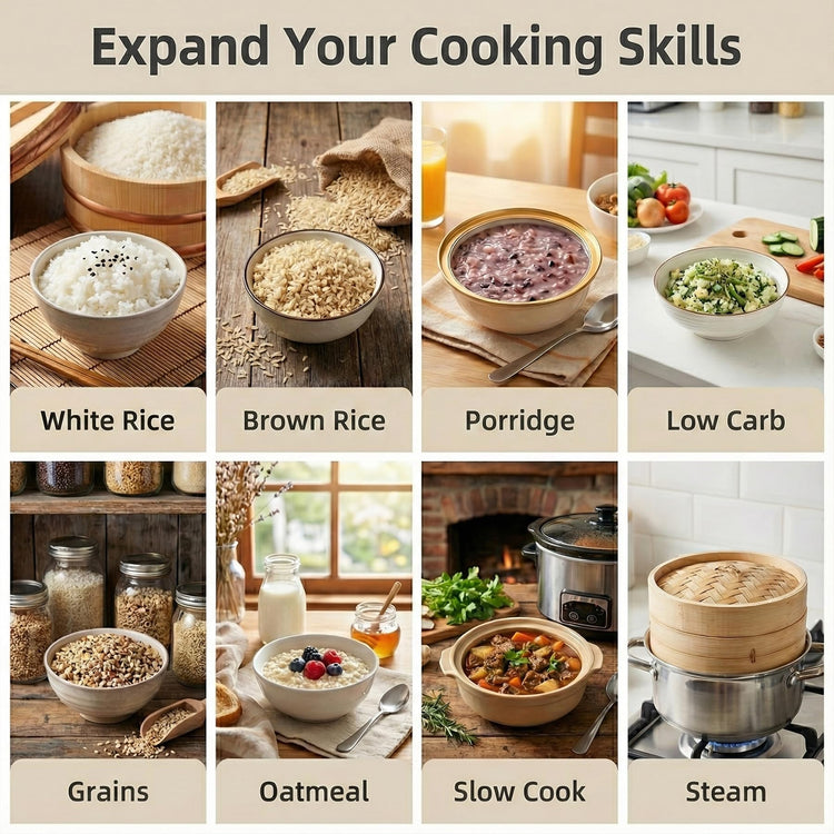 OCTAVO Low Carb Rice Cooker