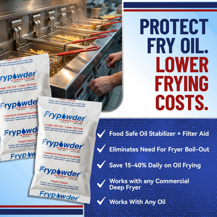 P36B Fry Powder Oil Stabilizer and Filter Aid (72 Count)