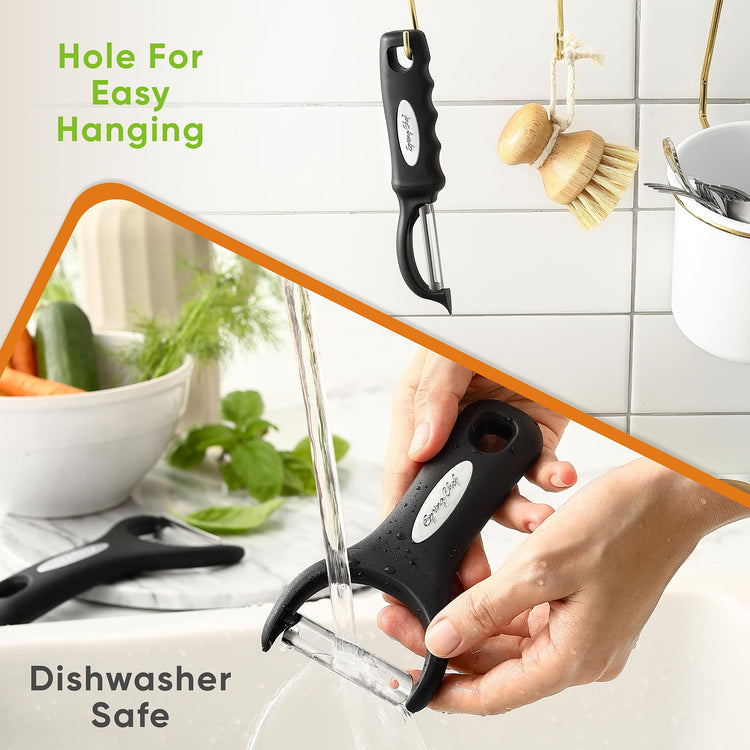 Swivel Vegetable Peeler & Y Potato Peeler w (2 Count)