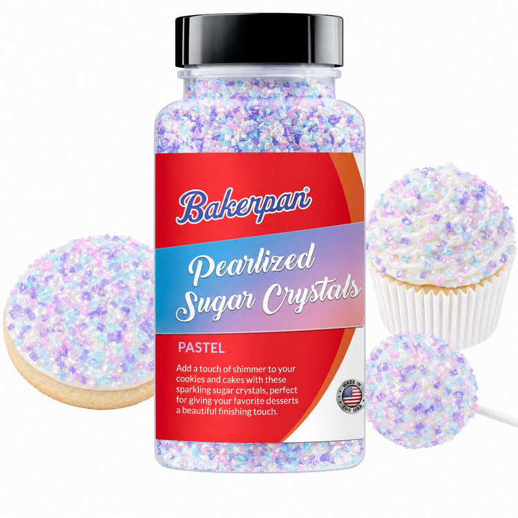 Pastel Pearlized Sugar Sprinkles for Baking (5 Ounce)