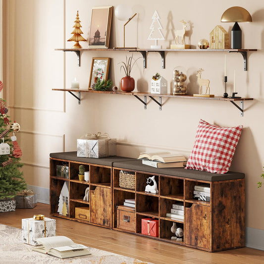 Long Wall Shelves (4 Count)